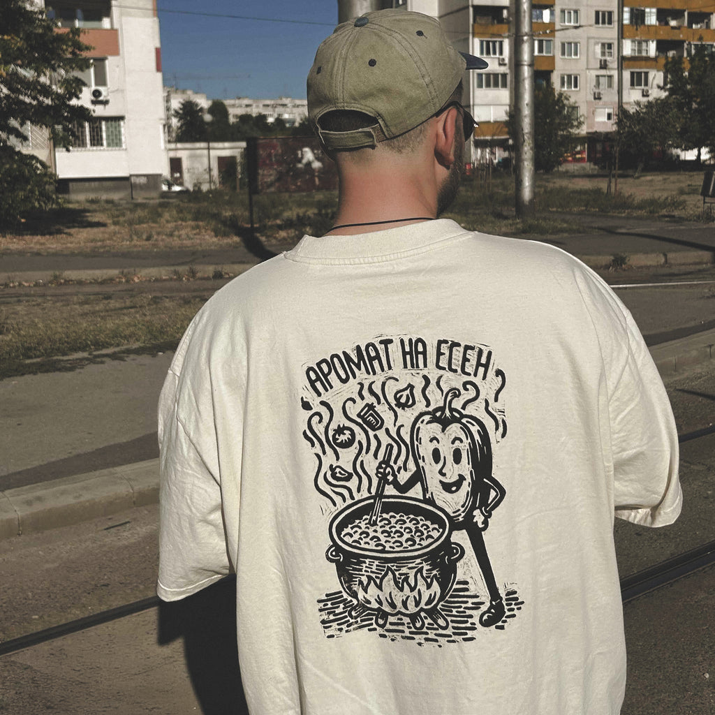 Лютеница | Oversize Fit тенискa Natural Raw