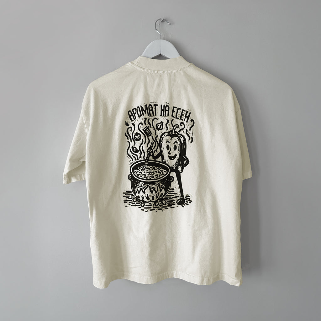 Лютеница | Oversize Fit тенискa Natural Raw