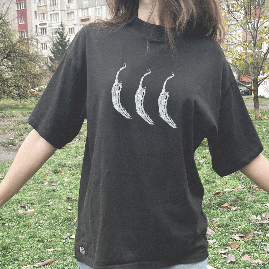 Чушки | Oversize Fit BLACK