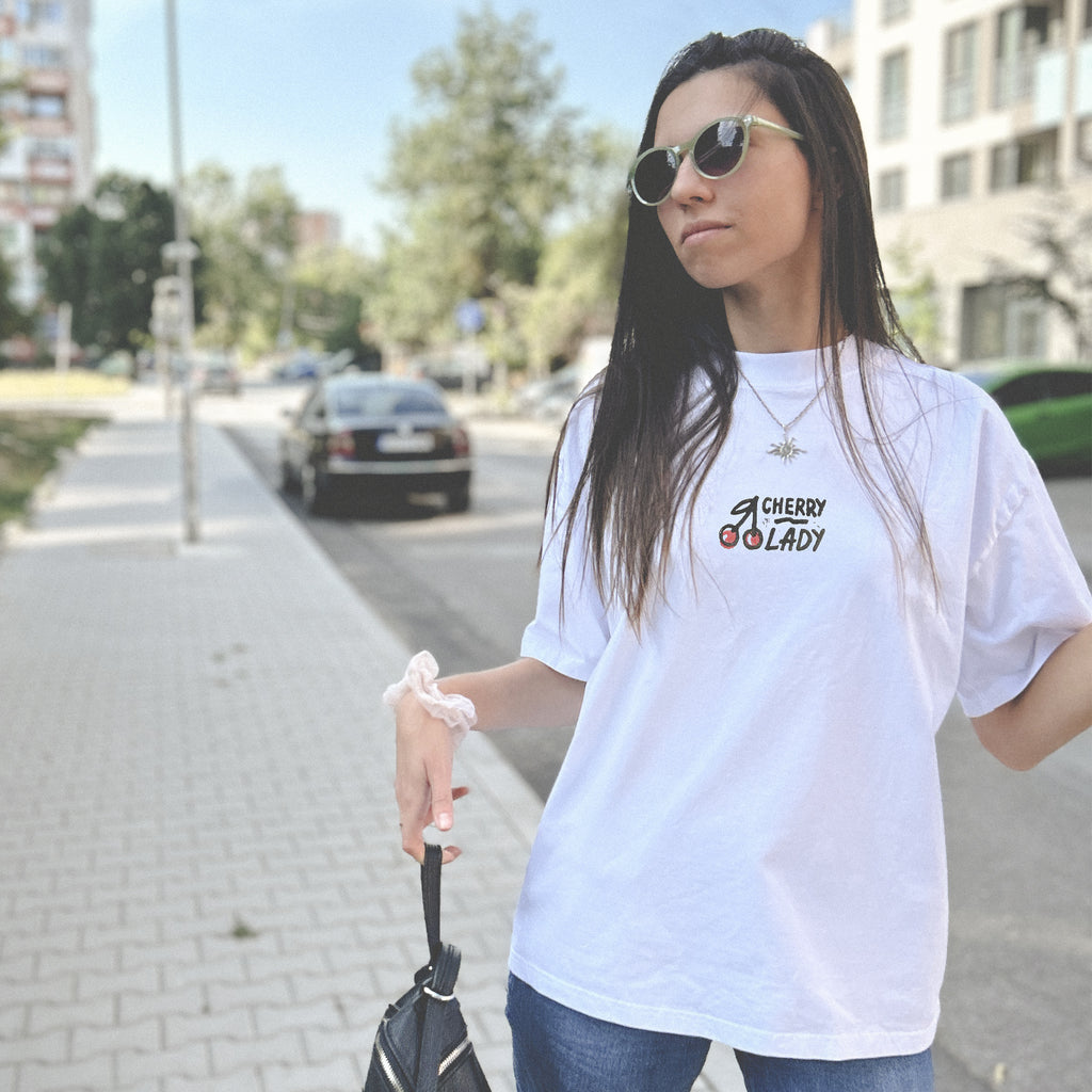 Cherry Lady | Oversize Fit тениска