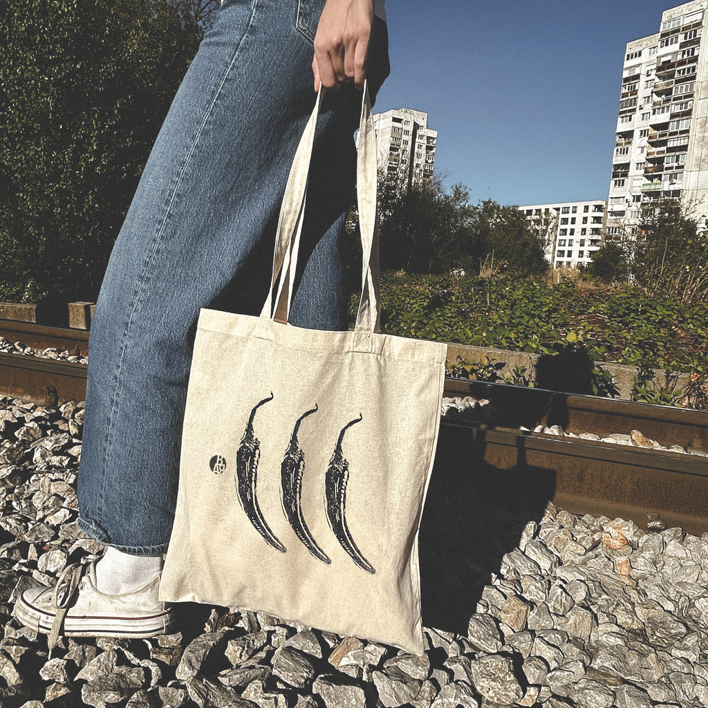 Текстилна торбичка Люта чушка