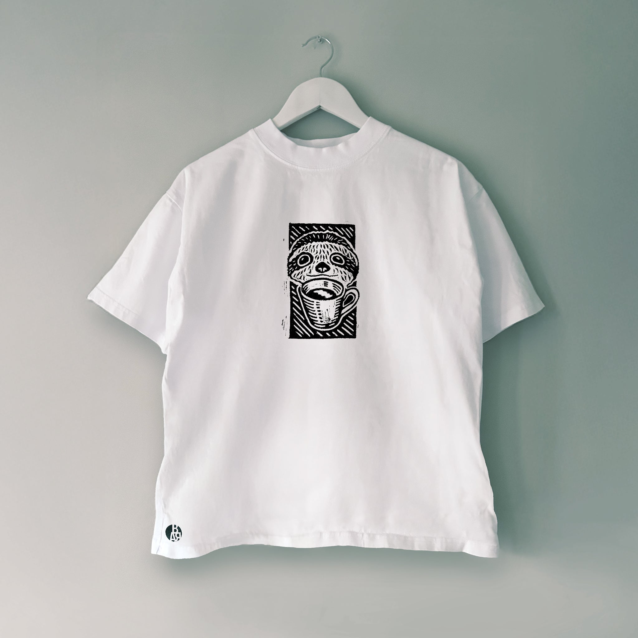 Ленивец с кафе | Oversize Fit тениска