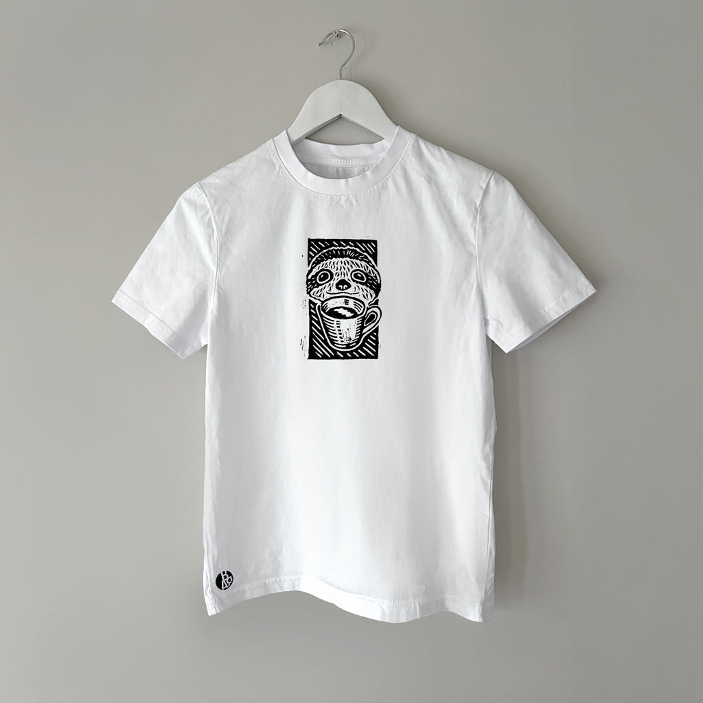 Ленивец с кафе | Regular Fit тениска