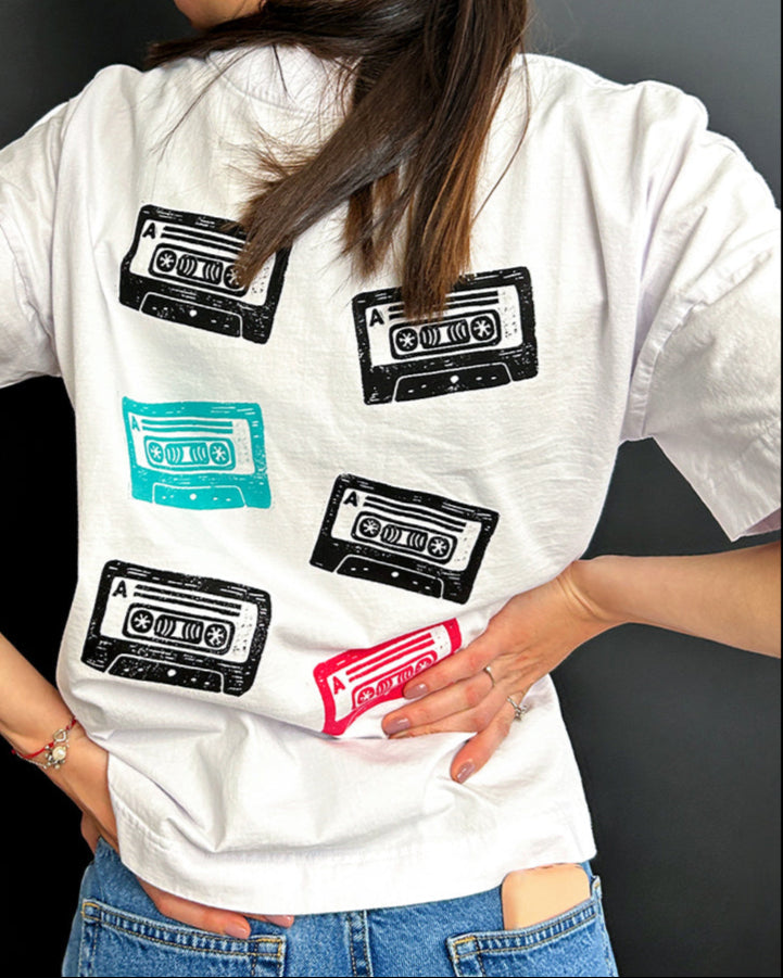 Аудио касетки | Oversize Fit тениска