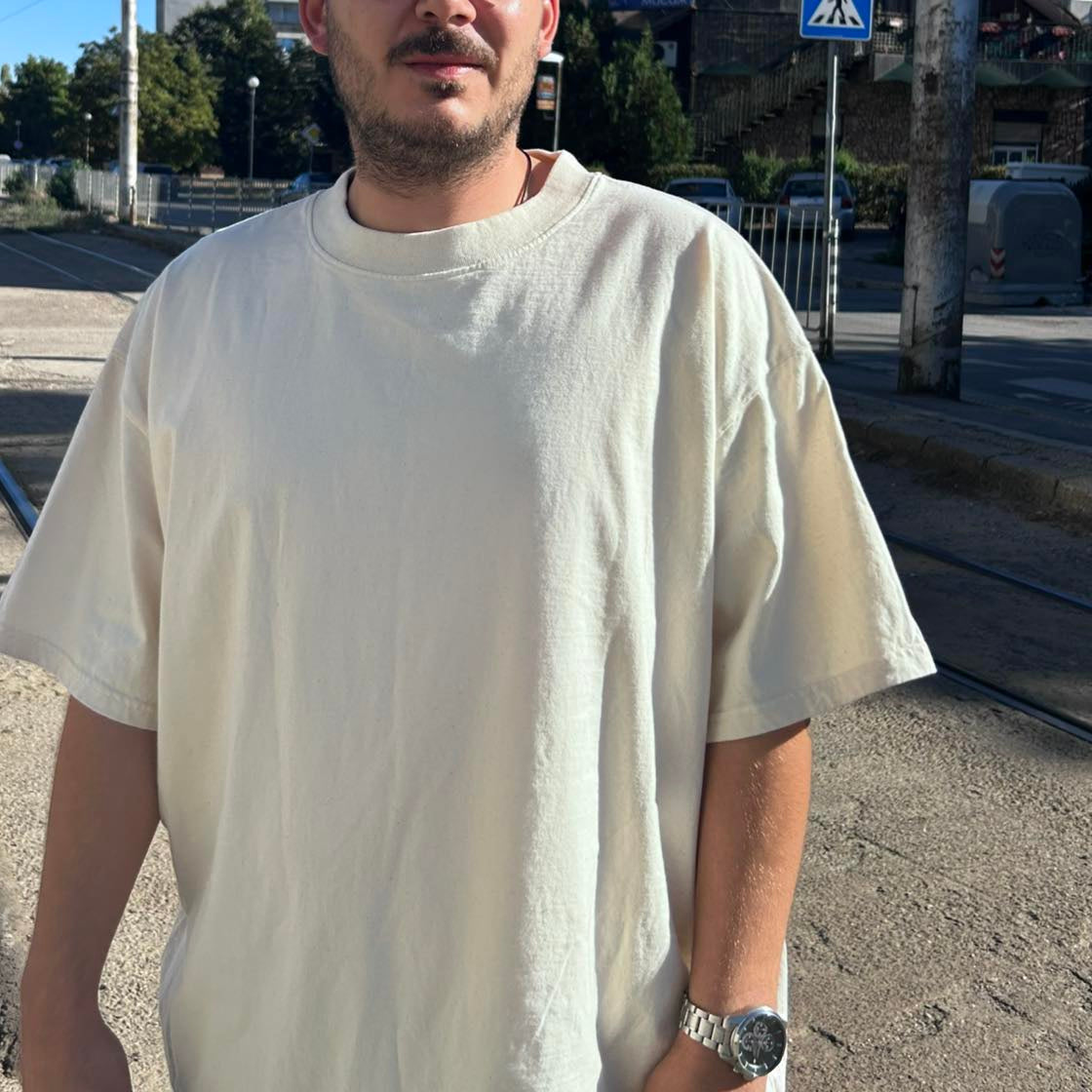 Лютеница | Oversize Fit тенискa Natural Raw